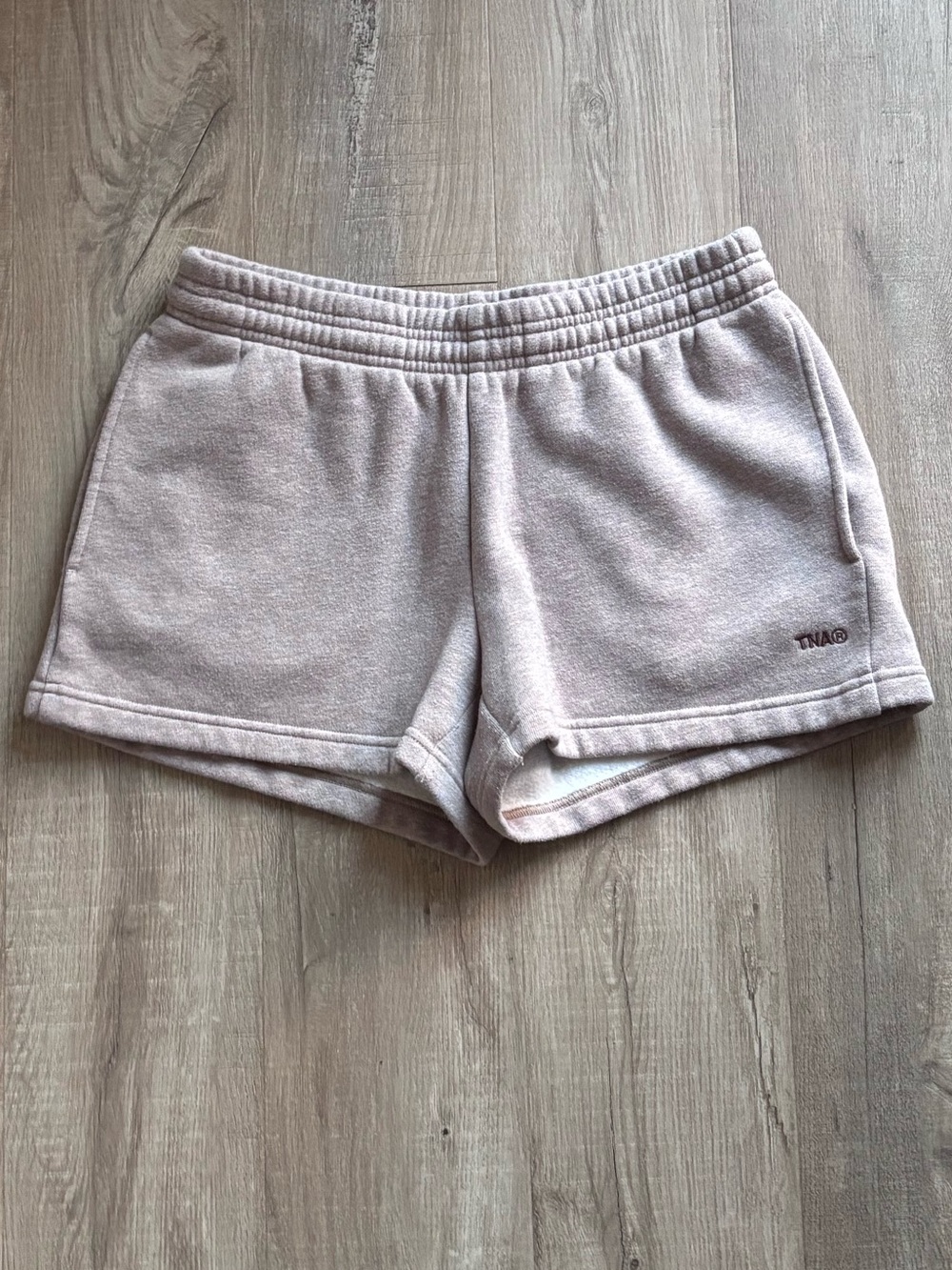 TNA Lo-Rise Cozy Fleece Boyfriend Fit Shorts